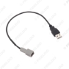 Picture of Male USB2.0 Plug To Special 4-Pin Socket USB Adapter Car Radio Extension Cable For Toyota RAV4/Camry