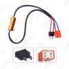 Picture of Car A50W 6Ohm H7 LED/HID Light Warning Cancellor Decoder Load Resistor Socket Error Wiring