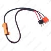 Picture of Car A50W 6Ohm H7 LED/HID Light Warning Cancellor Decoder Load Resistor Socket Error Wiring