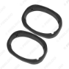 Picture of 2pcs Black 6x9 Car Stereo Speaker Spacer Pad Adapter for General Use All Cars Beveled Speaker Mat Ring Set
