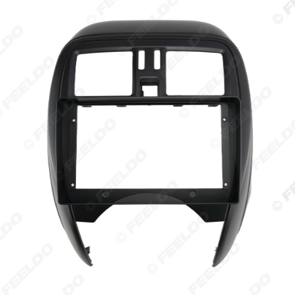 Picture of Car Audio 9" Big Screen Head Unit Dash Fascia Panel Frame Kit Adapter For Nissan March/Micra 2015 Dash Frame