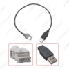 Picture of Car Auto Radio Audio 2.0 USB to 4Pin Socket Cable for KIA Hyundai USB Wire Extension Connector Adapter 