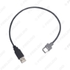 Picture of Car Auto Radio Audio 2.0 USB to 4Pin Socket Cable for KIA Hyundai USB Wire Extension Connector Adapter 