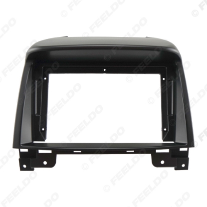 Picture of Car Audio 9" Big Screen Head Unit Dash Fascia Panel Frame Kit Adapter For Luxgen DA7 (2014) Radio Dash Frame