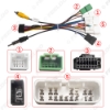 Picture of Car 16pin Power Cord Wiring Harness Adapter With Rearview Wire For Isuzu D-MAX(2020-UP) Installation Head Unit Cable
