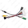 Picture of Car 16pin Power Cord Wiring Harness Adapter With Rearview Wire For Isuzu D-MAX(2020-UP) Installation Head Unit Cable