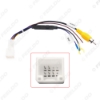Picture of Car Parking Reverse Wire Adapter 8Pin Male Video Plug RCA Cable With 12V-6V Power Convertor Board For Subaru Forester/XV