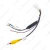 Picture of Car Parking Reverse Wire Adapter 8Pin Male Video Plug RCA Cable With 12V-6V Power Convertor Board For Subaru Forester/XV