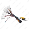 Picture of Car Radio 16PIN Adaptor Wiring Harness With Back Camera Wire For Toyota Audio Power Cable Head Unit Harness