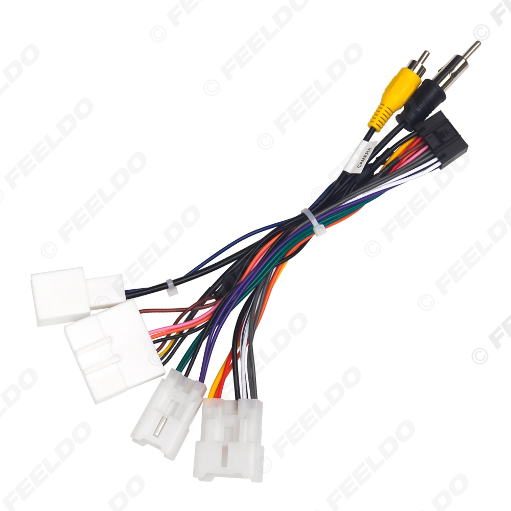 Picture of Car 16pin Power Cord Wiring Harness Adapter For Subaru Forester 2010-2014 Installation Head Unit