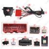 Picture of Car 9" Big Screen Head Unit Fascia Panel Frame With Console Multimedia Controller Knob CANbus Adapter For Mazda3/Axela 14-19