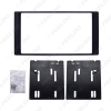 Picture of Car Double Din Radio Fascia DVD Decorative Frame for Subaru Forester Impreza 2008+2DIN Dash Mount Panel Frame Trim Kit