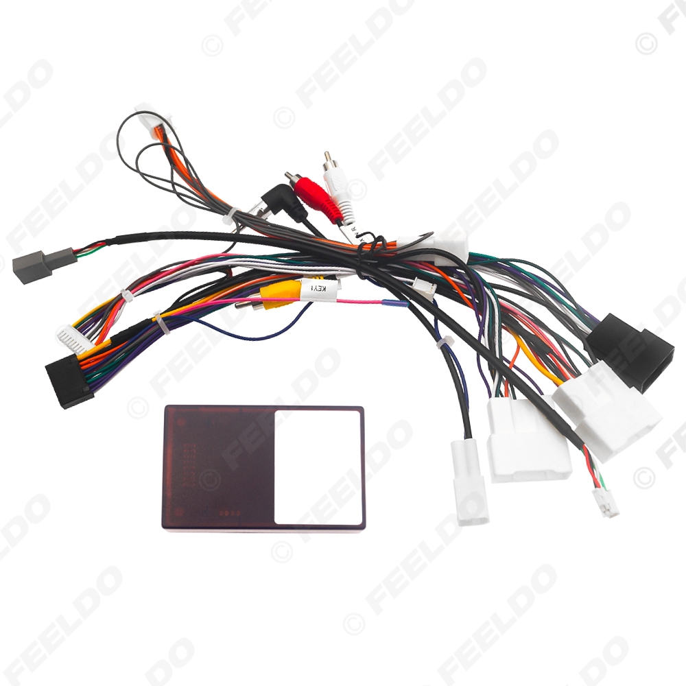 Picture of Car 16pin Power Cord Wiring Harness Adapter With Canbus Box For Toyota Noah (20-22) Installation Head Unit