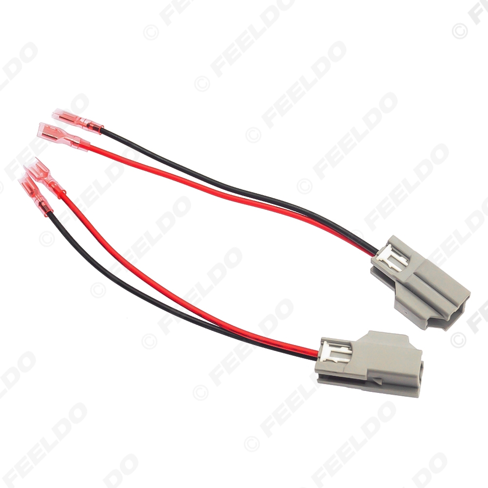 Picture of 2pcs Car 2Pin Stereo Speaker Wire Harness Adaptors For Ford Mondeo Auto Speaker Replacement Connection Wiring Plug Cables