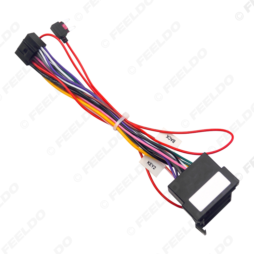 Picture of Car 16pin Power Cord Wiring Harness Adapter For Lada Priora 2007-2014 OEM Radio Wire Installation Head Unit