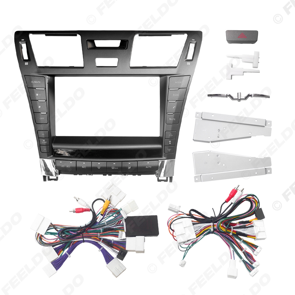 Picture of Car 9" Radio Fascia Frame 16pin Power Wiring Harness Canbus Bundle Kit For Lexus LS460/LS600 (06-11) Kit