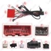 Picture of Car 9" Big Screen Head Unit Fascia Panel Frame With Console Multimedia Controller Knob CANbus Adapter For Mazda3/Axela 14-19