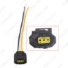 Picture of Car 3Pin Headlight Lamp Wiring Socket Adapter For Car/Auot Connector Plug Turn Light Wire Cable