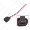 Picture of Automotive 2-pin Female Electrical Connector Jack With Pre-wired Pigtail Harness For VW/Audi/Skoda/Seat Vehicles