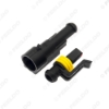 Picture of Auto Waterproof 1/2/3/4/5/6 Pin Way Electrical Wire Connector Plug Car Motorcycle Marine HID AWG Socket