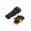 Picture of Auto Waterproof 1/2/3/4/5/6 Pin Way Electrical Wire Connector Plug Car Motorcycle Marine HID AWG Socket