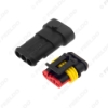 Picture of Auto Waterproof 1/2/3/4/5/6 Pin Way Electrical Wire Connector Plug Car Motorcycle Marine HID AWG Socket