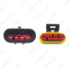 Picture of Auto Waterproof 1/2/3/4/5/6 Pin Way Electrical Wire Connector Plug Car Motorcycle Marine HID AWG Socket