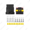 Picture of Auto Waterproof 1/2/3/4/5/6 Pin Way Electrical Wire Connector Plug Car Motorcycle Marine HID AWG Socket