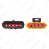 Picture of Auto Waterproof 1/2/3/4/5/6 Pin Way Electrical Wire Connector Plug Car Motorcycle Marine HID AWG Socket