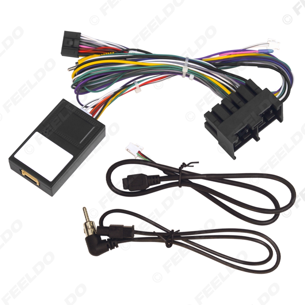 Picture of Car 16pin Power Cord Wiring Harness Adapter With Canbus Box For Ford Fiesta/Focus/KA/Transit(V363)/Custom/Connect Installation Head Unit