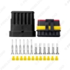 Picture of Auto Waterproof 1/2/3/4/5/6 Pin Way Electrical Wire Connector Plug Car Motorcycle Marine HID AWG Socket