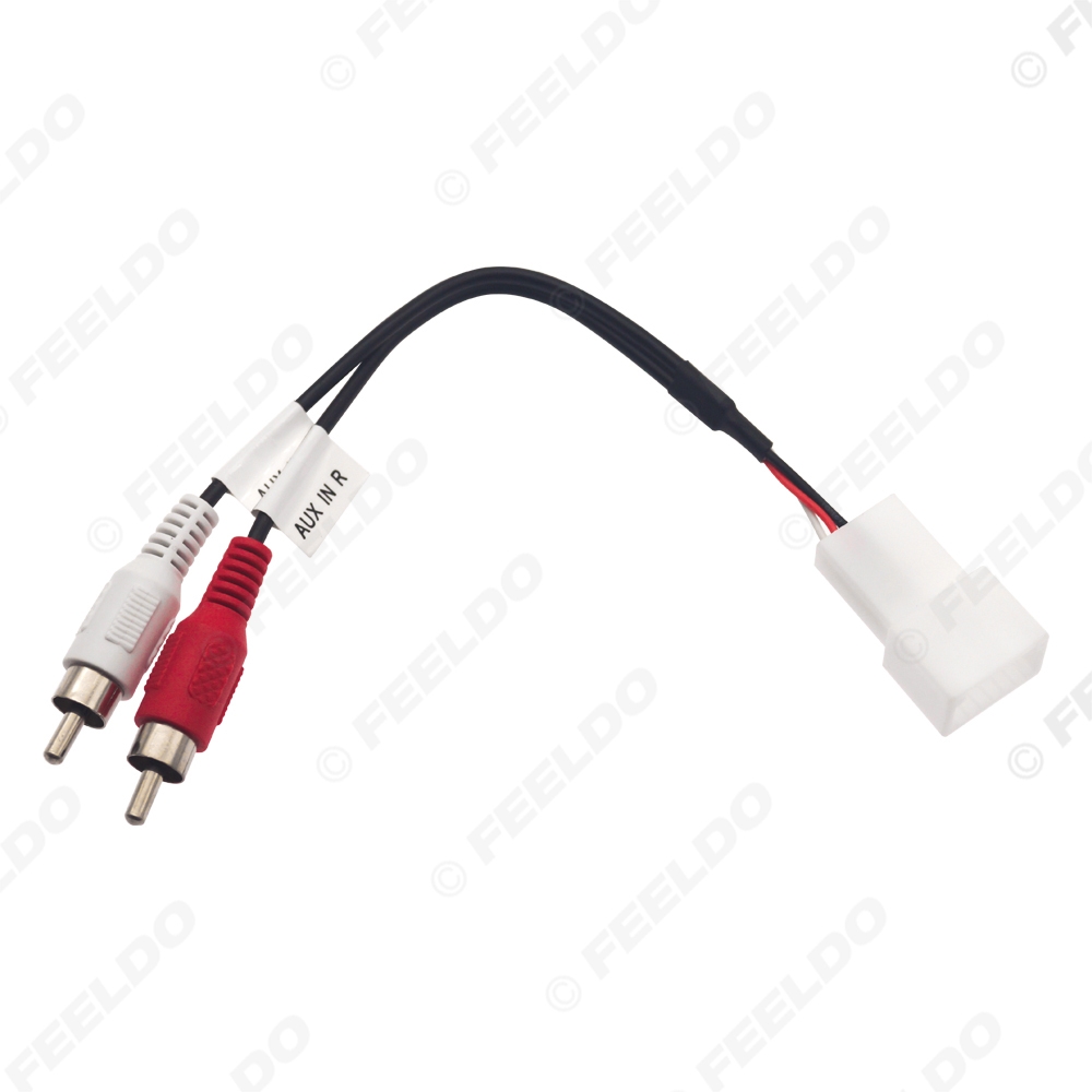 Picture of Car 12-pin AUX Video Adapter Wiring Cable For Nissan Original Factory Auto AUX Video Input Wire