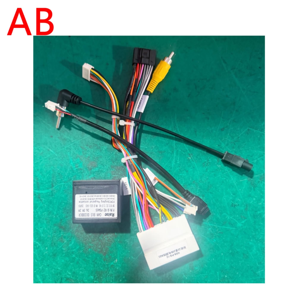Picture of Car 16pin Power Cord Wiring Harness Adapter With Canbus Box For Citroen C3/C4 (22-24,Low Trim Level)Installation Head Unit