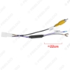 Picture of Car Parking Reverse Wire Adapter 8Pin Male Video Plug RCA Cable With 12V-6V Power Convertor Board For Toyota Car Models