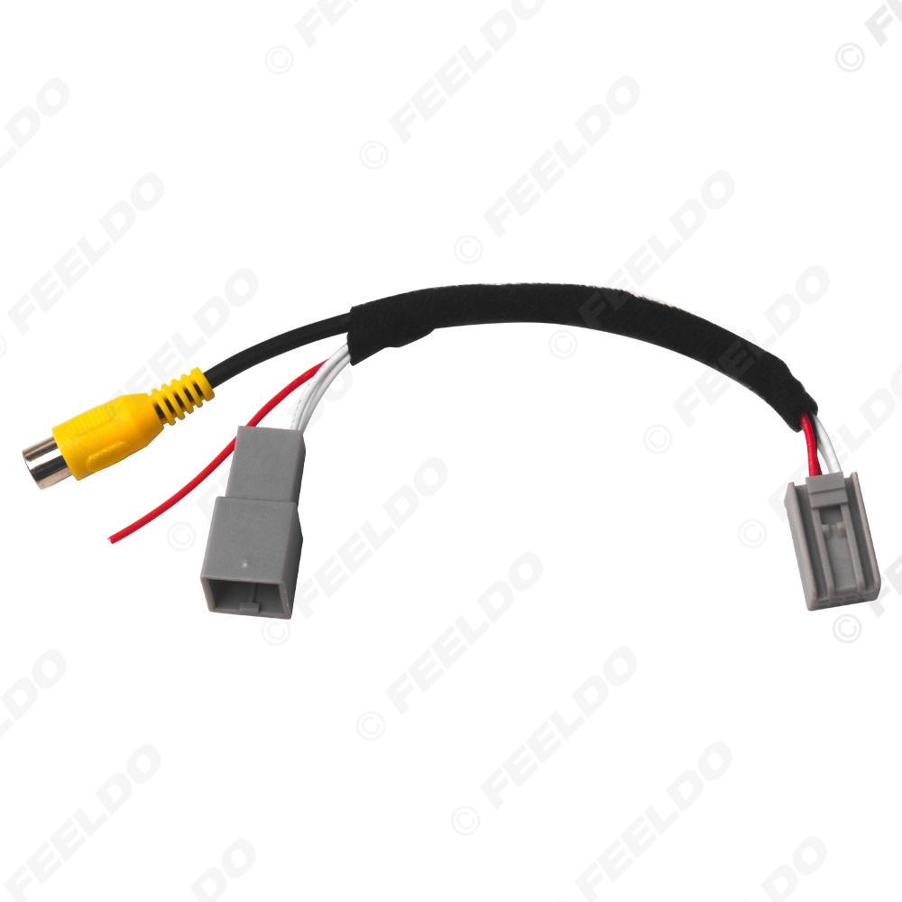 Picture of Car Parking Reverse Wire Adapter 8Pin Male Video Plug RCA Cable For Mitsubishi Outlander