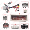 Picture of Car 16pin Power Cord Wiring Harness Adapter With Canbus Box For Ford Mustang (09-14) Installation Head Unit