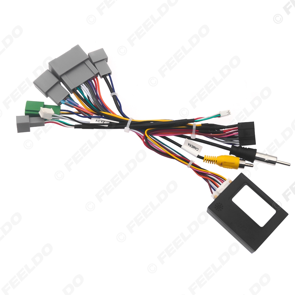 Picture of Car 16pin Power Cord Wiring Harness Adapter With Canbus Box For Suzuki S-Cross/Baleno/Fronx Installation Head Unit